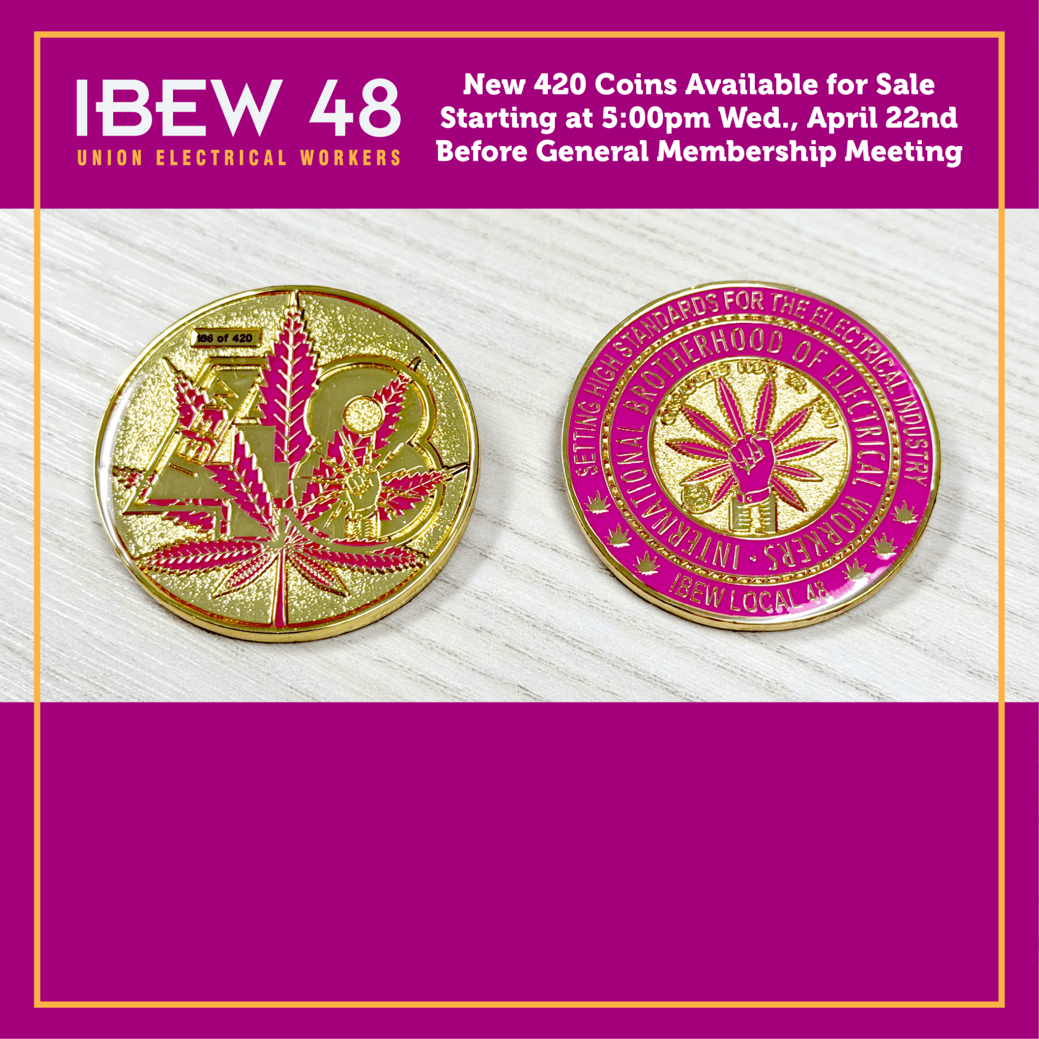 420 Coins Available to Purchase Starting at 5pm on Wed., April 22 ...